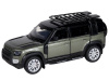Фото Машина "АВТОПАНОРАМА" Land Rover Defender 110, 1/32, зеленый, свет, звук, в/к 17,5*13,5*9 см | Инномарт