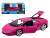 Фото Машина "АВТОПАНОРАМА" Lamborghini Gallardo, розовый, 1/24, свет, звук, в/к 24,5*12,5*10,5 см | Инномарт