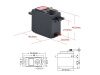 Фото Сервомашинка цифровая JX Servo PDI-5521MG-360 (55.6г/20.32/0.16/6V) стандартная | Инномарт