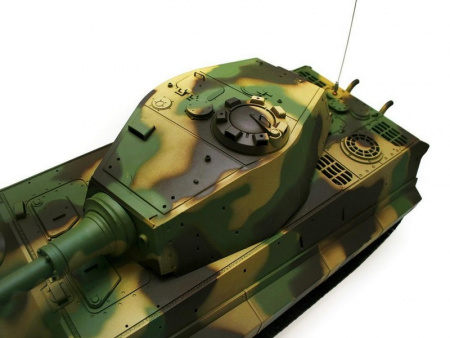 Фото Радиоуправляемый танк Heng Long King Tiger (башня Henschel) Upgrade V7.0 2.4G 1/16 RTR | Инномарт
