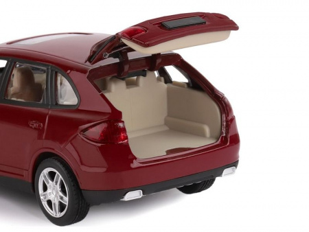 Фото Машина "АВТОПАНОРАМА" Porsche Cayenne S, бордовый, 1/24, в/к 24,5*12,5*10,5 см | Инномарт