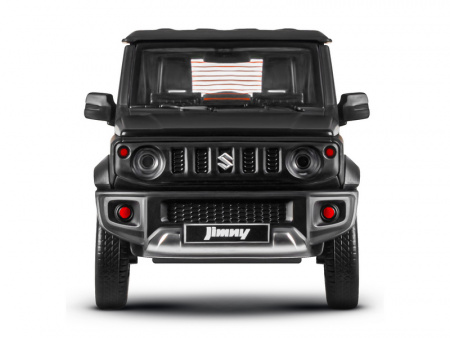 Фото Машина "АВТОПАНОРАМА" Suzuki Jimny, 1/18, черный, свет, звук, в/к 24,5х12,5х10,5 см | Инномарт