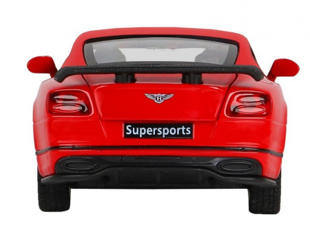 Фото Машина "АВТОПАНОРАМА" Bentley Continental GT Supersports, красный, 1/32, в/к 17,5*12,5*6,5 см | Инномарт