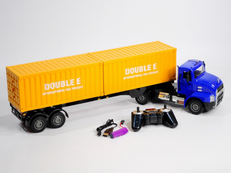 Фото Радиоуправляемый тягач на 2 контейнера Double Eagle MACK 1/26 2.4G RTR | Инномарт