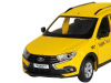 Фото Машина "АВТОПАНОРАМА" Яндекс.Такси LADA GRANTA CROSS, желтый, 1/24, в/к 24,5*12,5*10,5 см | Инномарт
