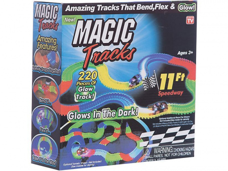 Фото Трек гибкий Magic Tracks "Светится в темноте", 220 деталей | Инномарт
