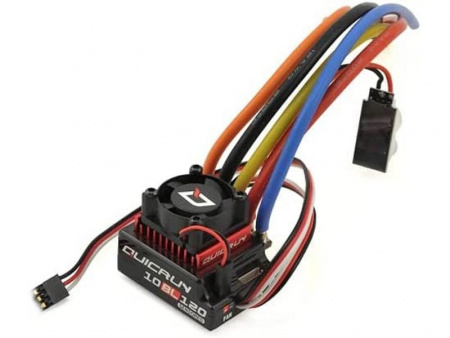 Фото Бесколлекторный регулятор Hobbywing QUICRUN-10BL120-SENSORED (120A-760A, 1/10) | Инномарт