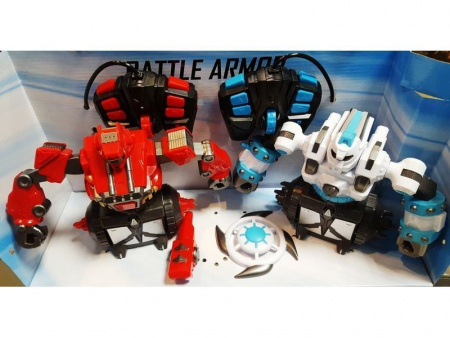 Фото Радиоуправляемый бой роботов Crazon CR-17XZ01B Battle Armor, 2 робота, звук, свет | Инномарт