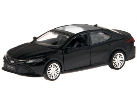 Фото Машина "АВТОПАНОРАМА" Toyota Camry, черный, 1/43, откр. двери, инерция, в/к 17,5*12,5*6,5 см | Инномарт