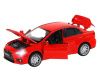 Машина "АВТОПАНОРАМА" Mitsubishi Lancer Evolution, 1/32, красный, свет, звук, в/к 17,5*12,5*6,5 см