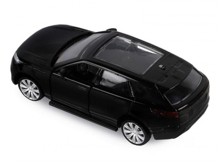 Фото Машина "АВТОПАНОРАМА" Land Rover Range Rover Velar, черный, 1/42, инерция, в/к 17,5*12,5*6,5 см | Инномарт