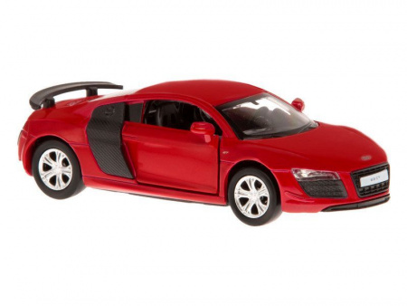 Фото Машина "АВТОПАНОРАМА" Audi R8 GT, красный, 1/43, инерция, откр. двери, в/к 17,5*12,5*6,5 см | Инномарт