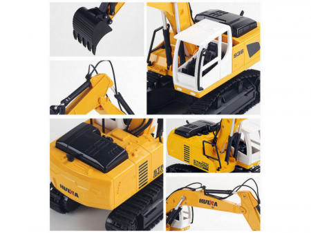 Фото Радиоуправляемый экскаватор HUI NA TOYS 2.4G 6CH (дальность 8 м) 1/24 RTR | Инномарт