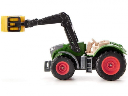 Фото Трактор Siku 1539 Fendt 1050 Vario с фронтальным погрузчиком для захвата тюков | Инномарт