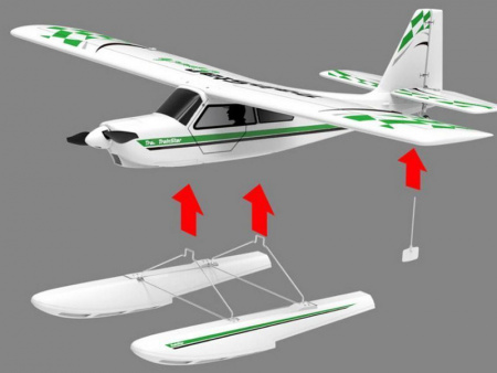 Фото Радиоуправляемый самолет Volantex RC TrainStar Epoch 1100мм KIT | Инномарт