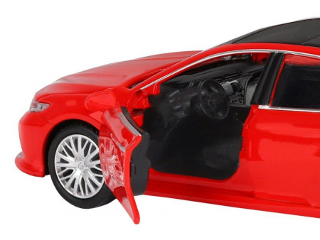 Фото Машина "АВТОПАНОРАМА" Toyota Camry, красный, 1/32, свет, звук, инерция, в/к 17,5*13,5*9 см | Инномарт