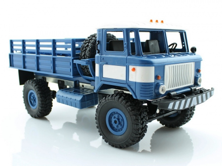 Фото Радиоуправляемая машина WPL B-24R грузовая (синяя) 4WD 1/16 2.4G RTR | Инномарт