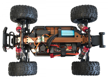 Фото Радиоуправляемый монстр Remo Hobby Brushless (зеленый) 4WD 2.4G 1/14 RTR | Инномарт