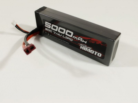 Фото Аккумулятор Li-Po Himoto 5000mAh, 7,4V, 30C, T‐plug | Инномарт