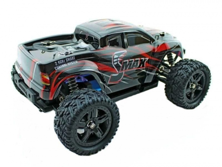 Фото Радиоуправляемый монстр Remo Hobby SMAX Brushless (красный) 4WD 2.4G 1/16 RTR | Инномарт