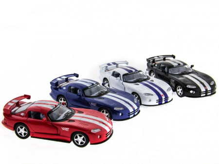 Фото Машина Kinsmart 1:36 Dodge Viper GTSR инерция (1/12шт.) б/к | Инномарт