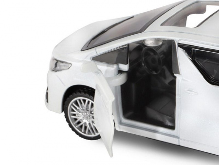 Фото Машина "АВТОПАНОРАМА" Toyota Alphard, белый, 1/43, инерция, откр. двери, в/к 17,5*12,5*6,5 см | Инномарт