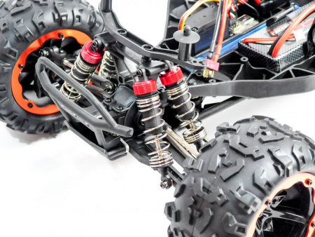 Фото Радиоуправляемый монстр Remo Hobby Dinosaurs Master Brushless (красный) 4WD 2.4G 1/8 RTR | Инномарт