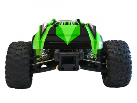 Фото Радиоуправляемый монстр Remo Hobby Brushless (зеленый) 4WD 2.4G 1/14 RTR | Инномарт