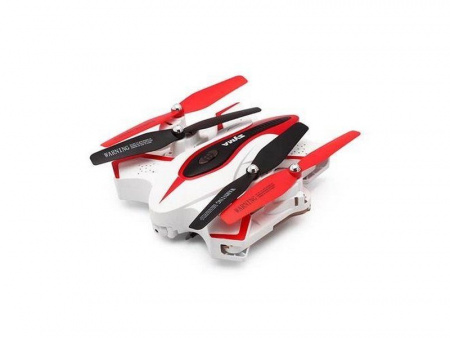Фото Р/У квадрокоптер Syma X56W Folding Wizard с FPV трансляцией Wi-Fi, барометр, 2.4G RTF | Инномарт