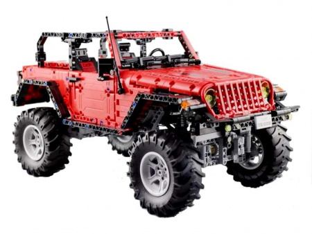 Фото Радиоуправляемый конструктор CaDA deTech Jeep Wrangler (1941 деталь) | Инномарт