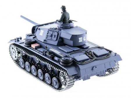 Фото Радиоуправляемый танк Heng Long Panzer III type L Professional V7.0 2.4G 1/16 RTR | Инномарт