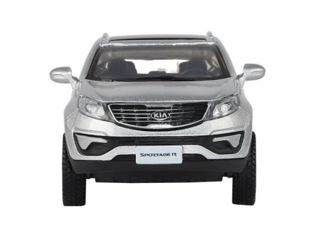 Фото Машина "АВТОПАНОРАМА" KIA SPORTAGE R, серебряный, 1/39, инерция, в/к 17,5*12,5*6,5 см | Инномарт