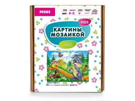 Фото Алмазная мозаика 15х20 Колобок (18 цветов) | Инномарт
