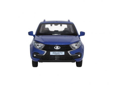 Фото Машина "АВТОПАНОРАМА" LADA GRANTA CROSS, синий, 1/24, свет, звук, инерция, в/к 24,5*12,5*10,5 см | Инномарт