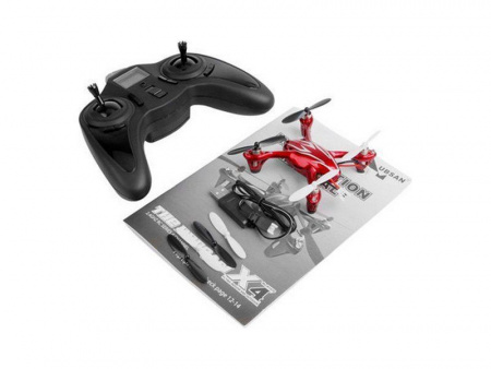 Фото Р/У квадрокоптер Hubsan X4 HD камера 2.4G (красно-серебристый) | Инномарт