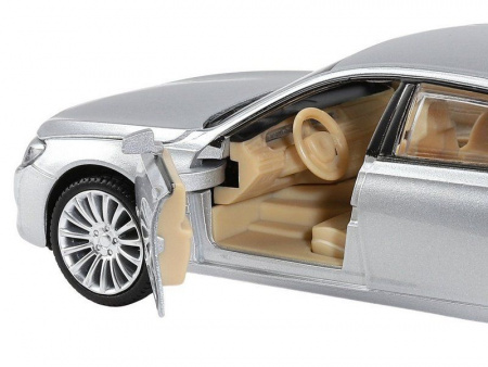 Фото Машина "АВТОПАНОРАМА" BMW 760LI , серебряный, 1/34, свет, звук, инерция, в/к 17,5*13,5*9 см | Инномарт