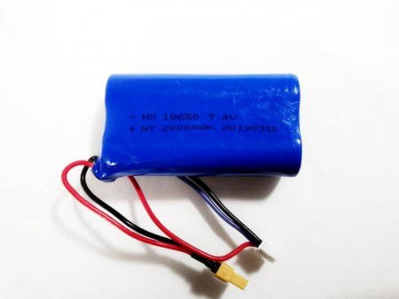 Фото Аккумулятор Li-Po 2000mAh, 7.4V JST для Huina 1580, 1583 | Инномарт