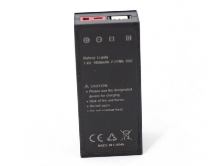 Фото Аккумулятор Li-Po 1050mAh, 7,4V, 25C, T‐plug для автомоделей MJX 16208/16209/16210 | Инномарт