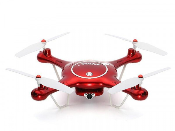 Р/У квадрокоптер Syma X5UW с FPV трансляцией Wi-Fi (HD), барометр 2.4G RTF красный | Инномарт