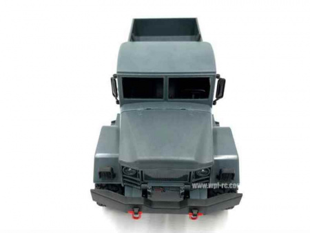 Фото Радиоуправляемая машина WPL военный грузовик (серый) 4WD 2.4G 1/16 KIT | Инномарт
