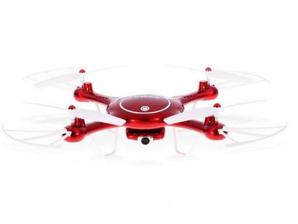Р/У квадрокоптер Syma X5UW с FPV трансляцией Wi-Fi (HD), барометр 2.4G RTF красный | Инномарт