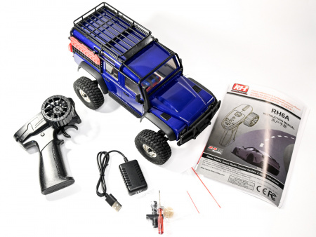Фото Радиоуправляемый краулер Remo Hobby OFF-ROAD (синий) 4WD 2.4G 1/18 RTR | Инномарт