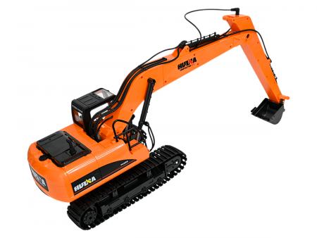 Фото Радиоуправляемый экскаватор HUI NA TOYS, длиннорукий, оранжевый 2.4G 15CH 1/14 RTR | Инномарт