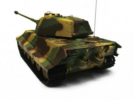 Фото Радиоуправляемый танк Heng Long King Tiger (башня Henschel) Original V6.0 2.4G 1/16 RTR | Инномарт