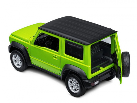 Фото Машина "АВТОПАНОРАМА" Suzuki Jimny, 1/18, зеленый, свет, звук, в/к 24,5х12,5х10,5 см | Инномарт