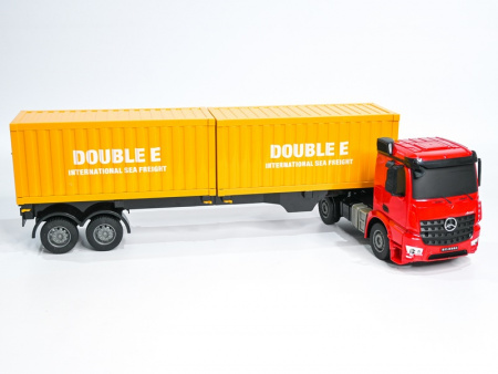 Фото Радиоуправляемый тягач на 2 контейнера Double Eagle Mercedes-Benz Arocs 1/26 2.4G RTR | Инномарт