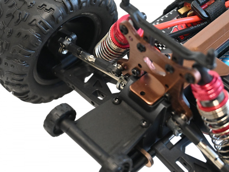Фото Радиоуправляемый монстр Remo Hobby Brushless (красный) 4WD 2.4G 1/14 RTR | Инномарт