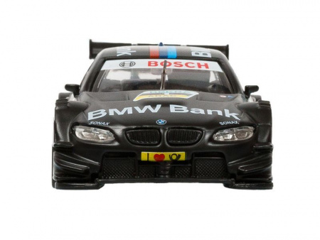 Фото Машина "АВТОПАНОРАМА" BMW M3, DTM, 1/42, черный, инерция, откр. двери, в/к 17,5*12,5*6,5 см | Инномарт