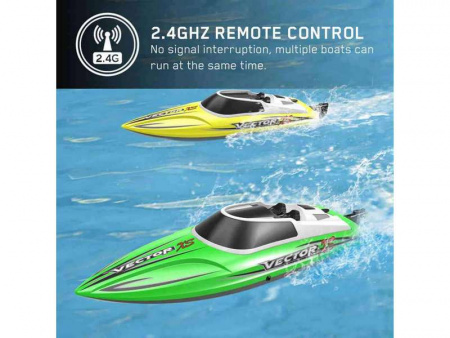Фото Радиоуправляемый катер Volantex RC Vector XS зеленый 2.4G RTR | Инномарт