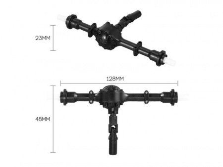 Фото Задний мост MN MODEL для моделей MN-35, MN-66, MN-77 | Инномарт